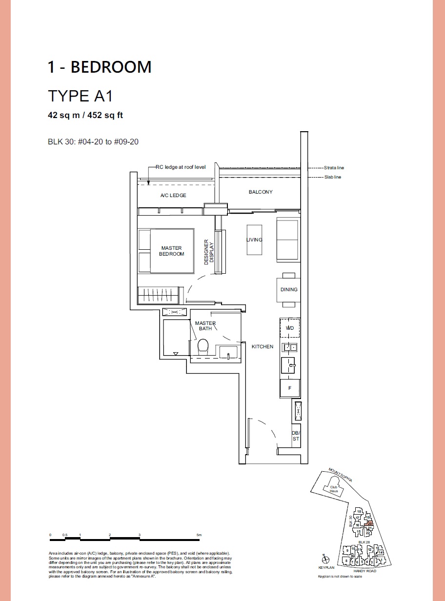 Haus on Handy 1 Bedroom Floor Plan 1