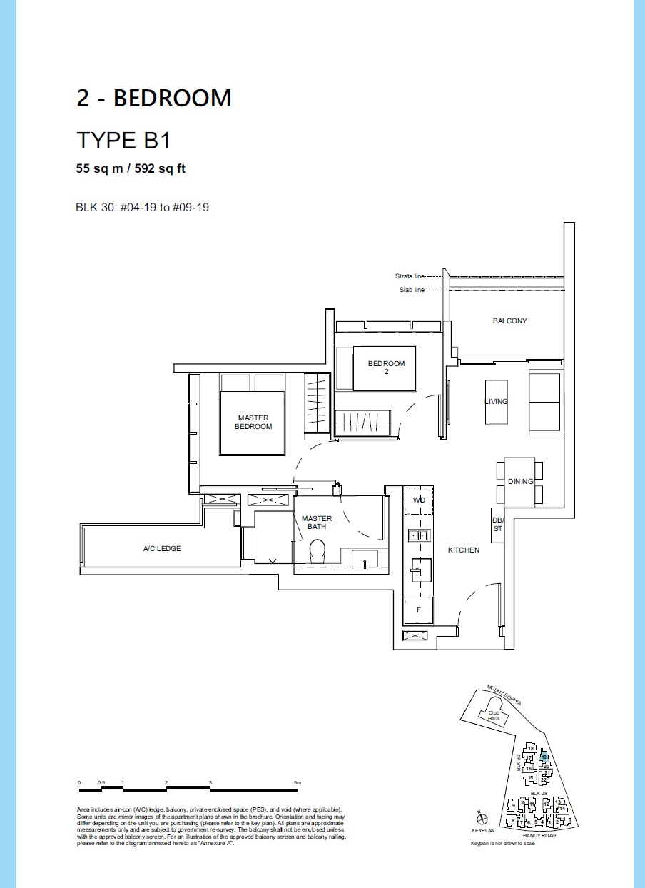 Haus on Handy 1 Bedroom Floor Plan 2